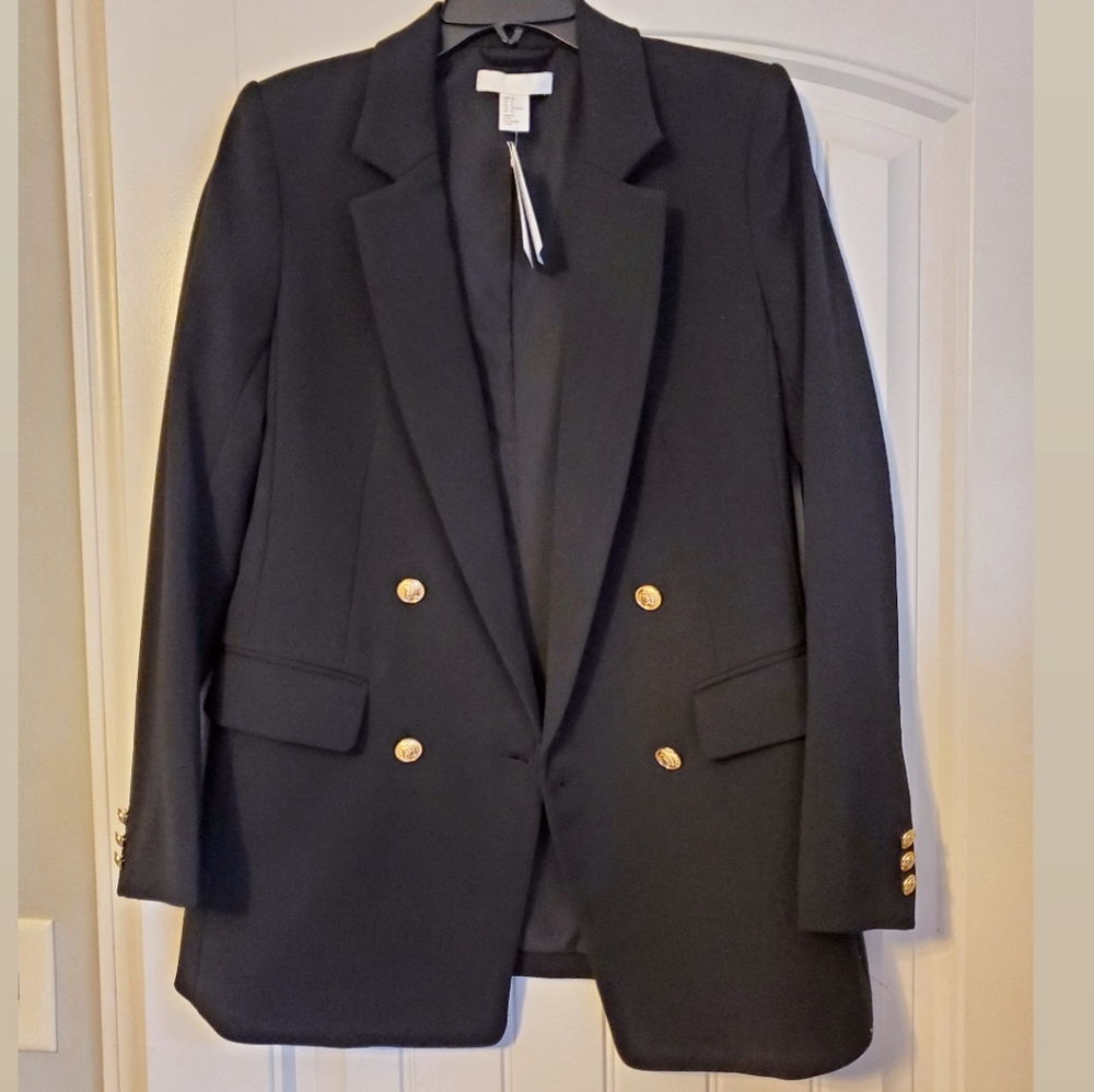 H&M black blazer